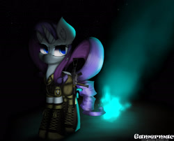 Size: 2725x2200 | Tagged: safe, artist:gamermac, rarity, pony, unicorn, boots, clothes, gun, solo, submachinegun, ump45