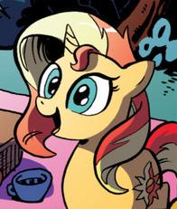 Size: 196x231 | Tagged: safe, idw, sunset shimmer, pony, unicorn, cute, shimmerbetes