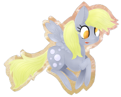 Size: 1300x1050 | Tagged: safe, artist:grandifloru, derpy hooves, pegasus, pony, female, mare, solo