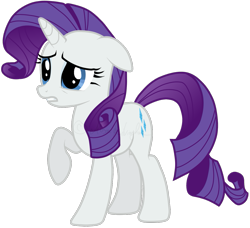 Size: 1229x1119 | Tagged: safe, artist:ingratate, rarity, pony, unicorn, floppy ears, simple background, solo, transparent background, vector