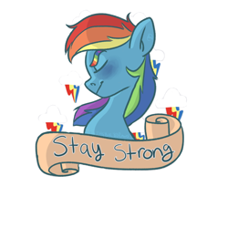 Size: 900x900 | Tagged: safe, artist:thebirbdraws, derpibooru import, rainbow dash, pegasus, pony, old banner, positive ponies, simple background, solo, transparent background