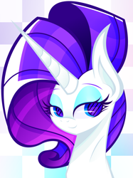 Size: 1280x1710 | Tagged: safe, artist:euphoriapony, rarity, pony, unicorn, female, horn, mare, solo, white coat