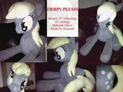 Size: 1024x768 | Tagged: safe, artist:kitara88, derpy hooves, pegasus, pony, female, irl, mare, photo, plushie