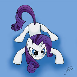 Size: 2160x2160 | Tagged: safe, artist:rofljay, rarity, pony, unicorn, female, horn, mare, solo, white coat