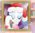 Size: 3728x3491 | Tagged: safe, artist:mrcbleck, rarity, spike, dragon, pony, unicorn, christmas, eyes closed, female, frame, hat, holiday, kiss mark, male, mistleholly, mistletoe, o-face, picture, santa hat, shipping, sparity, straight