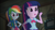 Size: 1366x768 | Tagged: safe, derpibooru import, screencap, rainbow dash, twilight sparkle, equestria girls, rainbow rocks, confident, fist, machines, smiling, warehouse