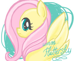 Size: 582x480 | Tagged: safe, artist:my-little-pony-fandom, fluttershy, pegasus, pony, female, mare, pink mane, solo, yellow coat