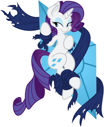 Size: 8324x10178 | Tagged: safe, artist:dfectivedvice, artist:tim015, rarity, pony, unicorn, absurd resolution, awesome, bedroom eyes, bipedal, colored, diamond, eyeshadow, simple background, smiling, solo, transparent background, vector