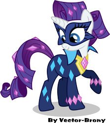 Size: 4002x4478 | Tagged: safe, artist:vector-brony, radiance, rarity, pony, unicorn, power ponies (episode), absurd resolution, alternate hairstyle, mask, power ponies, simple background, solo, transparent background, vector