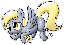 Size: 1671x1187 | Tagged: safe, artist:saymanhd, derpy hooves, pegasus, pony, female, mare, solo