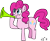 Size: 496x404 | Tagged: safe, artist:herpydooves, pinkie pie, earth pony, pony, musical instrument, solo, vuvuzela