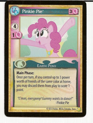 Size: 487x640 | Tagged: safe, pinkie pie, earth pony, pony, ccg, enterplay, merchandise, mlp trading card game