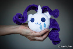 Size: 2738x1825 | Tagged: safe, artist:masha05, rarity, blob, chubbie, irl, photo, plushie, solo