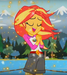 Size: 698x784 | Tagged: safe, screencap, sunset shimmer, equestria girls, legend of everfree, solo