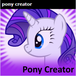 Size: 252x253 | Tagged: safe, rarity, pony, unicorn, pony creator, official spoiler image, redundant, solo, spoilered image joke