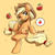 Size: 500x500 | Tagged: safe, artist:rojek-kor, applejack, earth pony, pony, bipedal, speech bubble