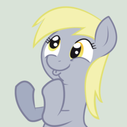 Size: 770x770 | Tagged: safe, artist:mihaaaa, derpy hooves, pegasus, pony, animated, clapping, clapping ponies, dashface, female, mare, solo