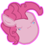 Size: 149x153 | Tagged: safe, artist:keno9988, pinkie pie, earth pony, pony, game grumps, grumpy, i'm not so grump, pony grumps, solo