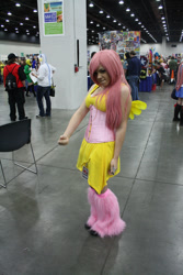 Size: 1280x1920 | Tagged: safe, fluttershy, human, clothes, corset, cosplay, irl, irl human, photo