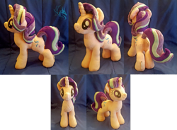 Size: 1043x766 | Tagged: safe, artist:fire-topaz, starlight glimmer, pony, unicorn, irl, photo, plushie, solo