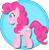 Size: 822x832 | Tagged: safe, artist:legendaryfrog, pinkie pie, earth pony, pony, female, mare, pink coat, pink mane, simple background, solo, transparent background