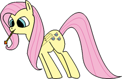 Size: 563x365 | Tagged: safe, artist:youwillneverkno, fluttershy, pegasus, pony, female, mare, solo, wand