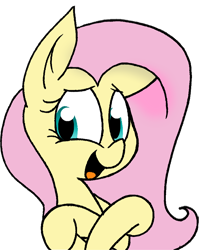 Size: 762x959 | Tagged: safe, artist:strangiesleepy, fluttershy, pegasus, pony, female, mare, pink mane, solo, yellow coat