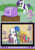 Size: 564x800 | Tagged: safe, rarity, spike, dragon, pony, unicorn, couch gag, exploitable meme, meme, obligatory pony, ponified, the simpsons, tv meme