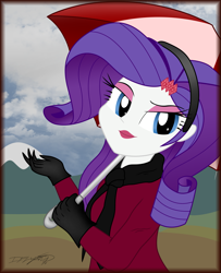 Size: 2561x3152 | Tagged: safe, artist:iflysna94, rarity, equestria girls, solo, umbrella