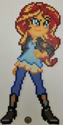 Size: 2620x5180 | Tagged: safe, artist:botchan-mlp, artist:jrfromdallas, sunset shimmer, equestria girls, friendship games, bead sprite, desktop ponies, pixel art, solo, sprite