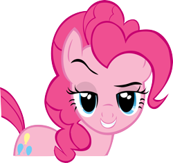 Size: 3570x3361 | Tagged: safe, artist:rd-fover, pinkie pie, earth pony, pony, simple background, solo, transparent background, vector