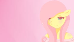 Size: 1240x700 | Tagged: safe, artist:f-l-u-t-t-e-r-shy, fluttershy, anthro, pegasus, bust, female, pink hair, solo, yellow coat