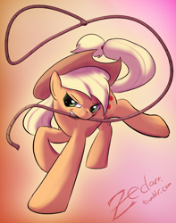 Size: 1080x1372 | Tagged: safe, artist:zedrin, applejack, earth pony, pony, solo