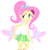 Size: 875x904 | Tagged: safe, artist:comikazia, fluttershy, equestria girls, clothes, female, pink hair, solo, yellow skin