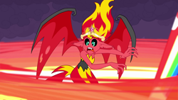 Size: 1000x563 | Tagged: safe, screencap, sunset satan, sunset shimmer, equestria girls, solo