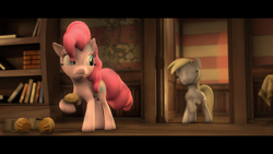 Size: 1920x1080 | Tagged: safe, artist:kiotaro, derpy hooves, pinkie pie, pegasus, pony, 3d, female, gmod, mare, muffin