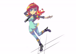 Size: 7016x4961 | Tagged: safe, artist:hananpacha, sunset shimmer, equestria girls, absurd resolution, solo