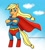 Size: 918x1019 | Tagged: safe, artist:migueruchan, applejack, earth pony, pony, crossover, parody, superman