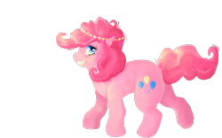 Size: 640x400 | Tagged: safe, artist:panai, pinkie pie, earth pony, pony, female, mare, pink coat, pink mane, simple background, solo, transparent background