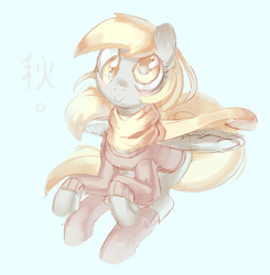 Size: 738x754 | Tagged: safe, artist:mewball, derpy hooves, pegasus, pony, clothes, female, mare, solo, sweater