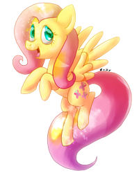 Size: 1200x1500 | Tagged: safe, artist:zoiby, fluttershy, pegasus, pony, female, mare, solo, sparkles