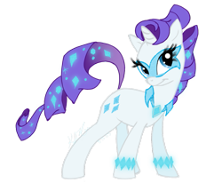 Size: 963x829 | Tagged: safe, artist:kreatingmagic, radiance, rarity, pony, unicorn, power ponies (episode), power ponies, solo