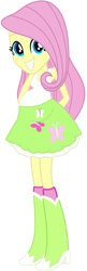 Size: 585x1805 | Tagged: safe, fluttershy, equestria girls, looking at you, pregnant, pregnant edit, solo, teen pregnancy