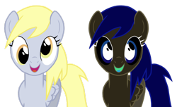 Size: 1024x623 | Tagged: safe, artist:thelastgherkin, derpy hooves, pegasus, pony, female, inverted colors, mare, stealth pun