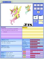 Size: 900x1211 | Tagged: safe, fluttershy, pegasus, pony, eevee, eeveelution, fakemon, pokémon