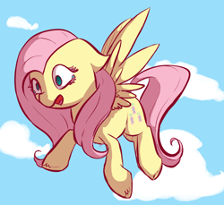 Size: 1602x1470 | Tagged: safe, artist:moonsharddragon, fluttershy, pegasus, pony, female, flying, mare, solo