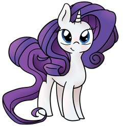 Size: 1186x1228 | Tagged: safe, artist:chappy34, artist:kodok37, rarity, pony, unicorn, female, mare, purple mane, solo, white coat