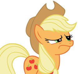 Size: 5263x4953 | Tagged: safe, artist:tardisbrony, applejack, earth pony, pony, absurd resolution, faic, simple background, transparent background, vector