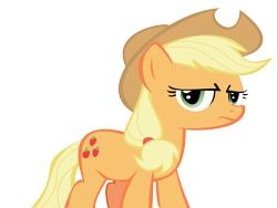 Size: 1600x1200 | Tagged: safe, artist:supermanxdlolol, applejack, earth pony, pony, simple background, transparent background, vector