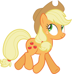 Size: 9744x9972 | Tagged: safe, artist:quanno3, applejack, earth pony, pony, absurd resolution, simple background, transparent background, vector